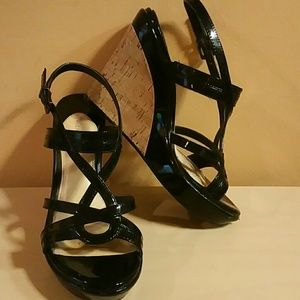 Gianni Bini Patent Leather Wedge
